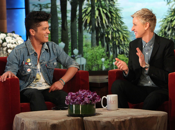 Bruno Mars, Ellen Degeneres Show Bruno Mars, Ellen Degeneres Show